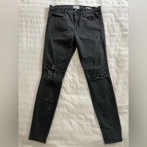 Frame Le High Distressed Skinny Jean